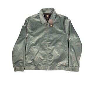 NEW Dickies Mens Corduroy Eisenhower Jacket Sage Green JTR080LN Medium